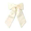Picture of BARRETTE BOW CLIP IVORY WITH TAILS 10CM